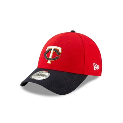 Red Minnesota Twins Hat - New Era MLB Alt The League 9FORTY Adjustable Caps USA0781496